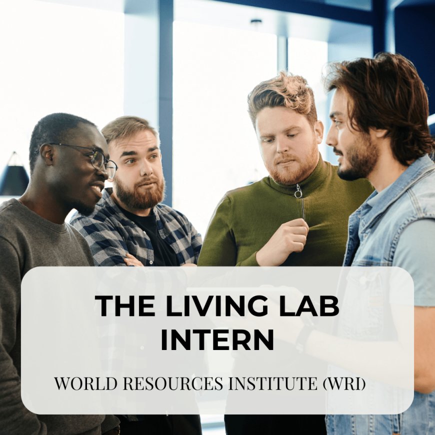 Apply Now for The Living Lab Internship at World Resources Institute (WRI) – Washington, D.C. 2025