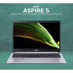Acer Aspire 5 Slim AMD Ryzen 5, 256GB SSD 8gb RAM, Backlit